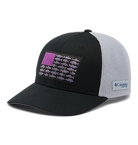 Image of Columbia Unisex PFG Fish Flag Mesh Ball Cap