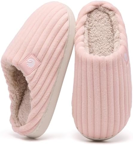 Guyarns Hausschuhe Damen Herren,Winter Warme Plüsch Pantoffeln Damen aus Memory Foam Kordsamt Rutschfeste Sohle Bequeme Hausschuhe drinnen draußen