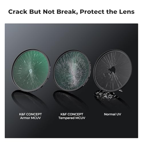 K&F CONCEPT 52mm Explosive-Proof MCUV Lens Protection Filter 28 Multi-Layer Coatings Ultra-Slim HD Waterproof Scratch Resistant Lens UV Filter for 4K/8K Photography (Nano-X Series)