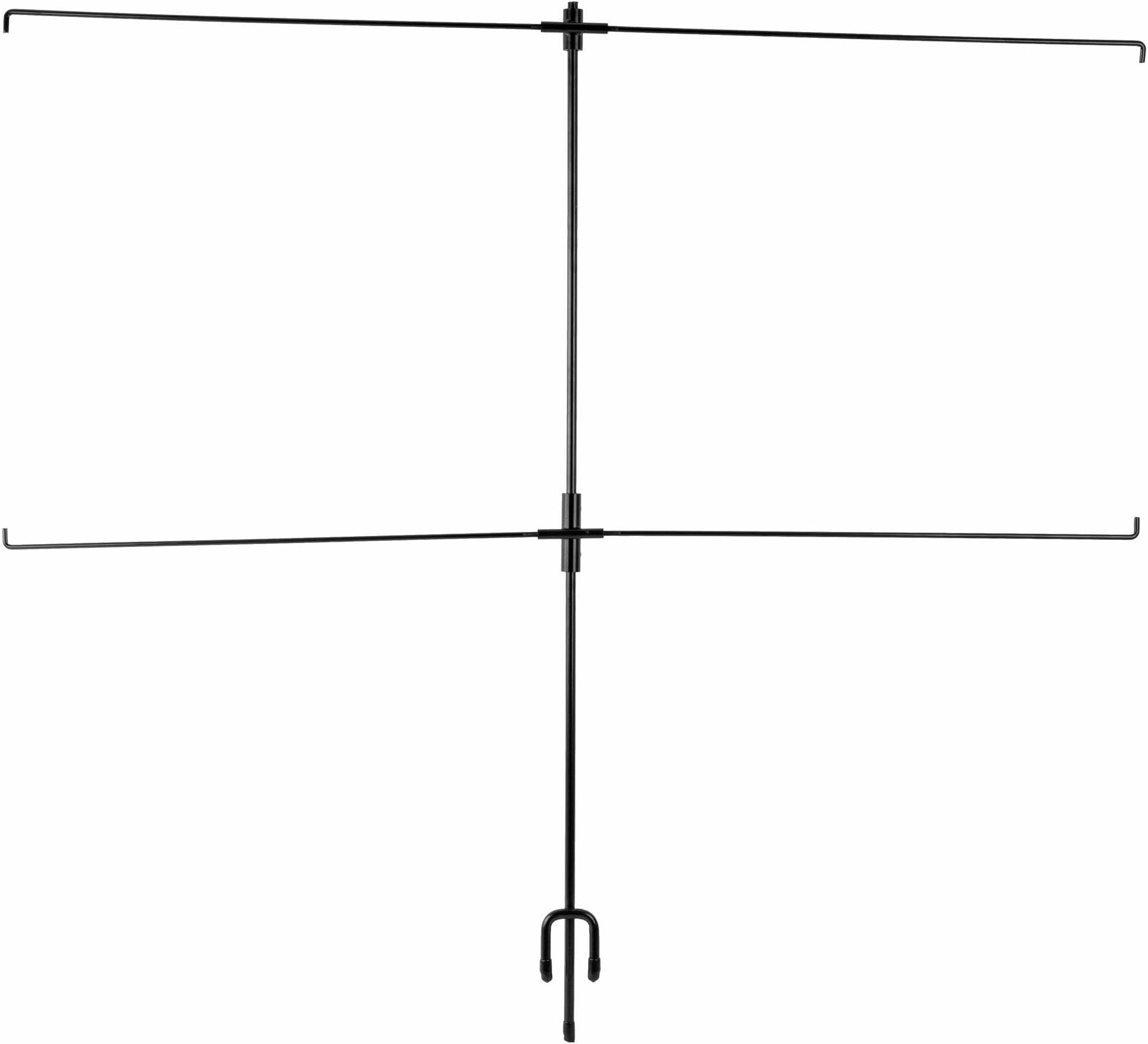 Allen Company EZ-Aim Double Target Metal Stand by Allen, 8 Clips Included, Holds 2 Paper Targets (Not Included), Black