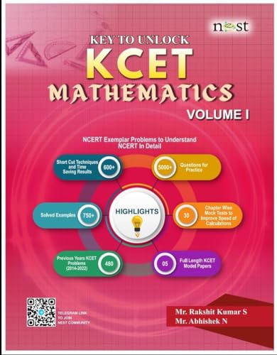 Image of NEST KCET MATHEMATICS book
