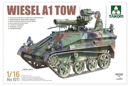 Kit de réservoir Wiesel A1 TAKOM 1/16 maquette en plastique pour remorquage
