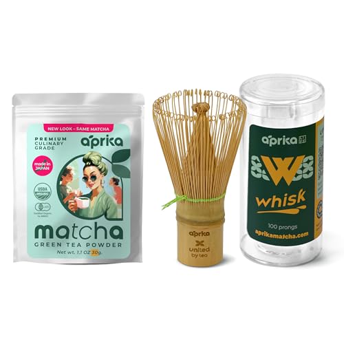 Té Matcha verde orgánico 30 g con batidor
