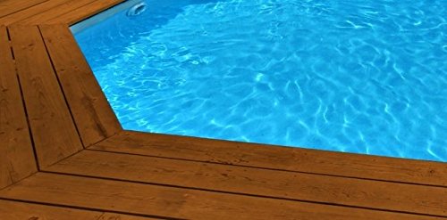 Liner 75/100 Compatible Piscine modèle Sainte Anne 525x119 Bleu foncé