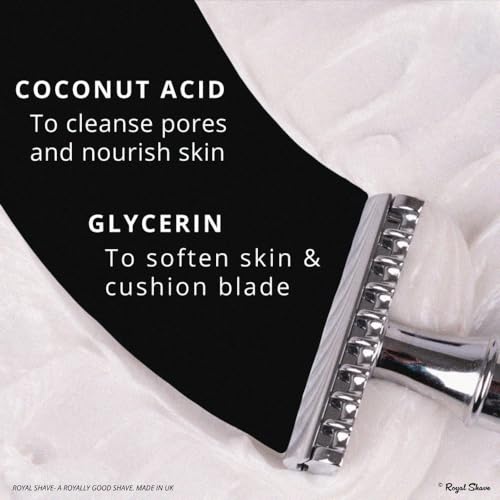 Image of Royal Shave Bergamot Shaving Cream for Men, Luxury Ultra Rich Lather