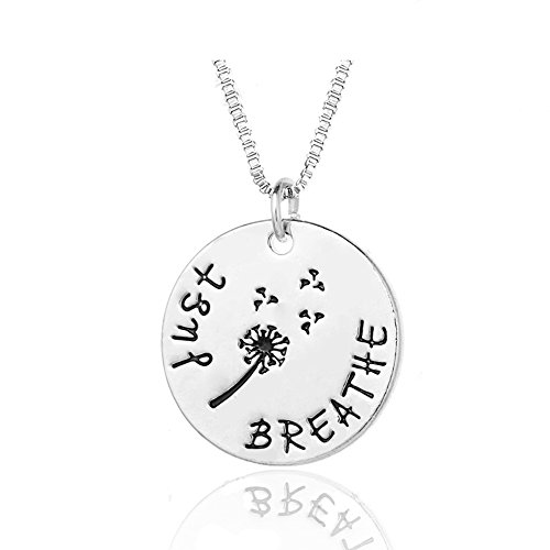Preisvergleich Produktbild Inspirierende Halskette Leben Überleben für Damen Mama kleines Mädchen Teenager Geschenk Schmuck Zubehör 18 Karat vergoldet