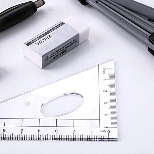 Xinlie Wiskunde Set Kompas & Geometrie Kit Set Math Geometry Kit Student Supplies met Onbreekbare Opbergdoos, incl… - Image 8