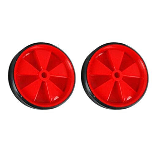 Emvanv Kids Bicycle Training Wheels, 1 Pair Bike Assist Wheel Balance Stabilisers Training Tool Low Noise Rubber Bike Replacement Stabilizer Wheels(White) #TOP6