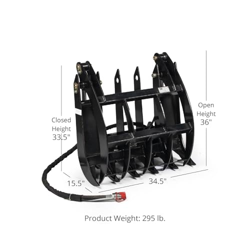 Titan Attachments TORORAKE 34 Inch Clamshell Root Grapple Rake Attachment thumb #7