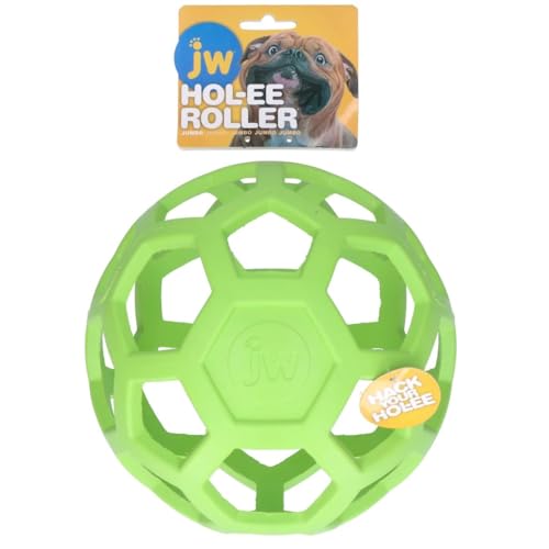 JW HOL-ee Roller, palla da gioco per cani, dolcetti, giocattolo per cani in diverse misure a scelta (XL)