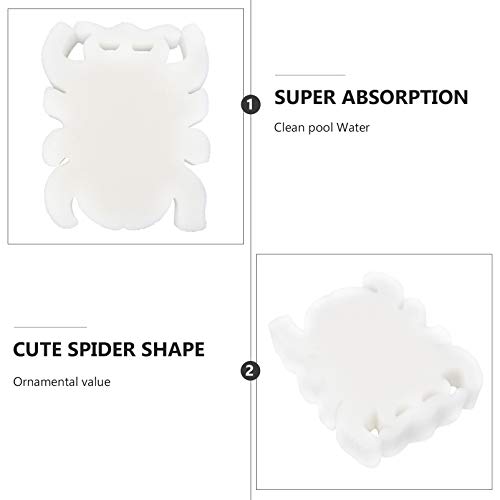 Hemoton 10Pcs Esponja de Espuma Absorvente de Óleo Esponja de Espuma Cremosa para Banheira de Hidrom