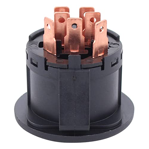 Zündschloss Zündschalter Zündstarter Startschalter Zündanlassschalter Starter Schalter Zündschlüssel Schlüssel für Husqvarna MTD John Deere Rasentraktor Rasenmäher Traktor Rasentraktor Handwerker