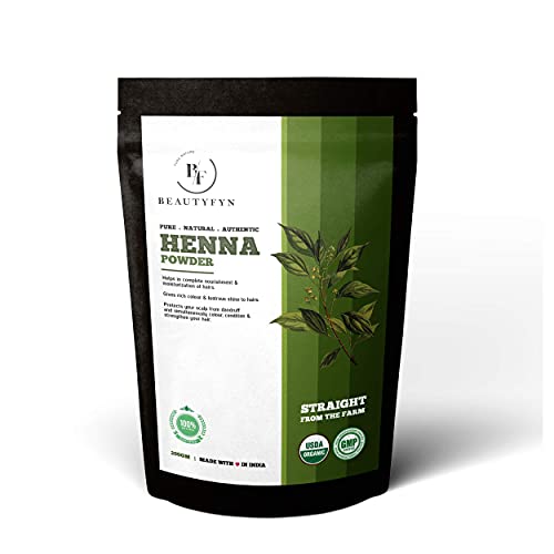 BEAUTYFYN Henna Powder 200 Gram | 7.05 oz | For Natural Hair Color | Triple Sifted | Raw | Non-Radiated |100% Pure Henna from INDIA I