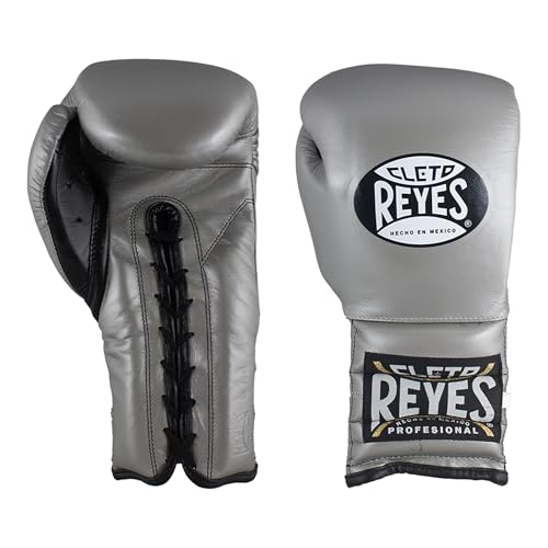 Image of CLETO REYES Traditional Professional-Grade Boxing Gloves with Laces for Training, Sparring and Heavy Punching Bags for Men and Women, MMA, Kickboxing, Muay Thai
