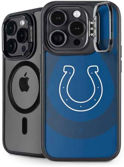 Skinit Kickstand Phone Case Compatible with iPhone 16 Pro - Officially Licensed NFL Indianapolis Colts Design