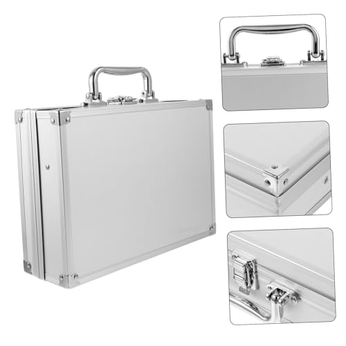 Handheld Aluminium Alloy Storage Case Multi-functional Tool Box for Crafts Travel Work Lightweight Spacious Design with Elegant Finish Artists and Mechanics 5