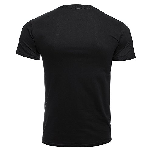 Red Hot Chili Peppers Coole-Fun-T-Shirts T-Shirt Asterisk Distressed – T-Shirt – Homme – Noir – XL - Les Beatles, Paul McCartney, John Lennon, RIngo Starr, George Harrison Red Hot Chili Peppers Coole-Fun-T-Shirts T-Shirt Asterisk Distressed - T-Shirt - Homme - Noir - XL – Image 3