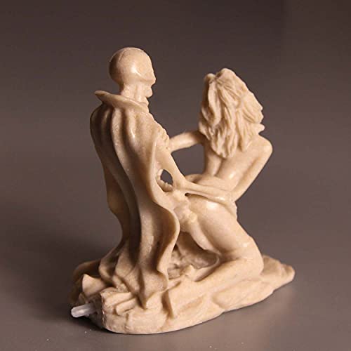 image for Carefree Fish Aquarium Skeleton King and Queen Decor Tank Halloween Sk