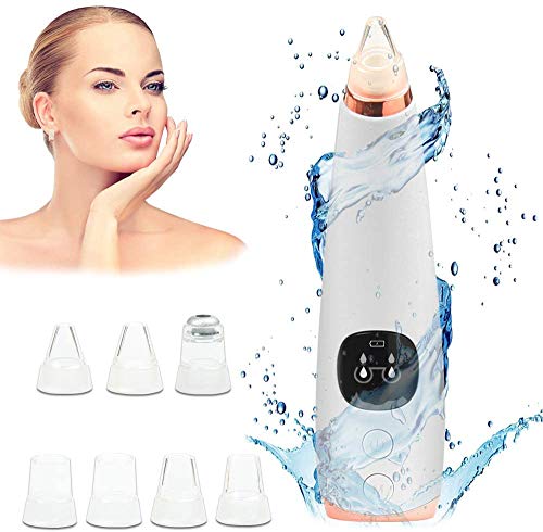 Preisvergleich Produktbild Elektronischer Porenreiniger, 6 Aufsätze, 3 Geschwindigkeiten, leistungsstark, Porenentferner und Reiniger für Mitesser und Poren, entfernt Poren