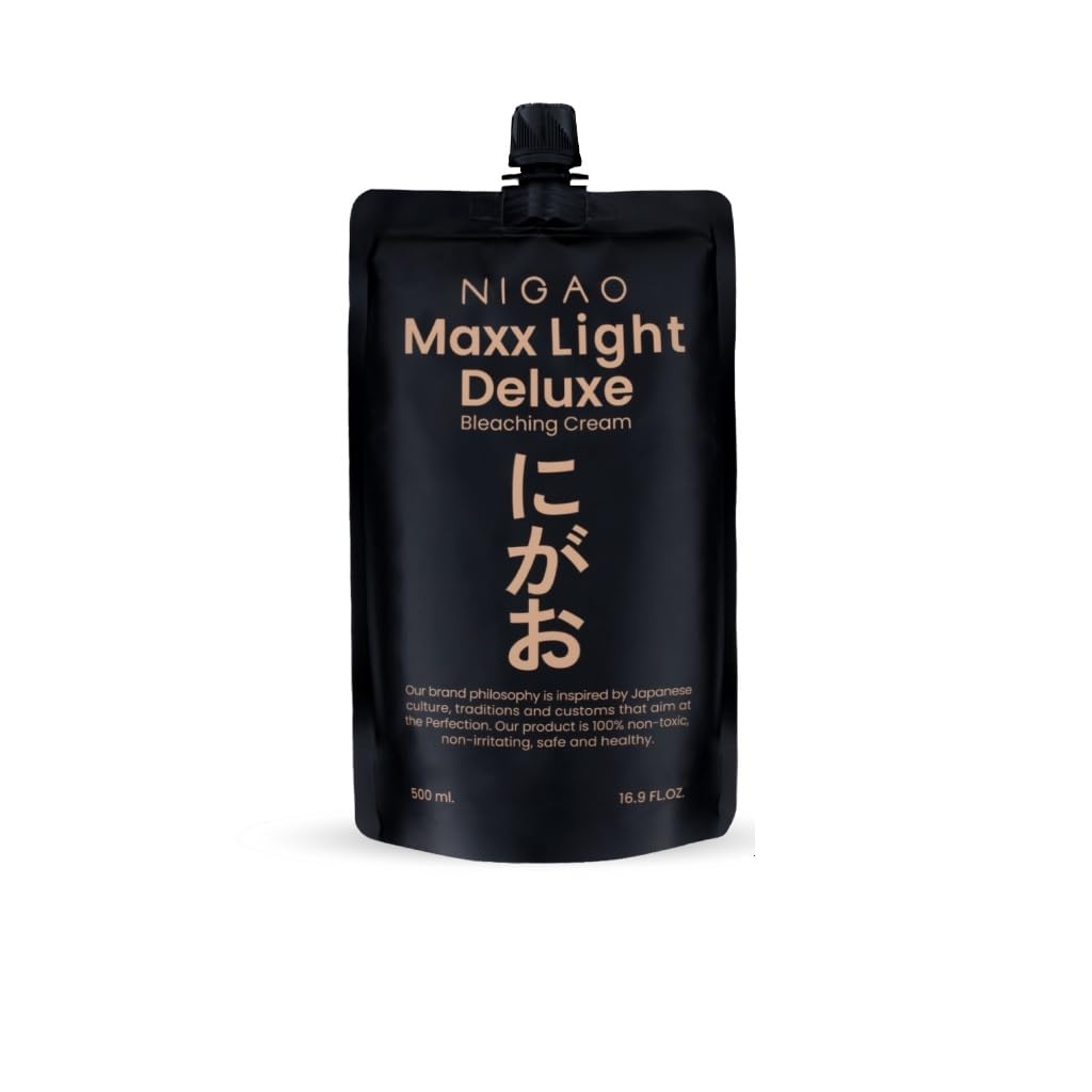 Hair Bleaching Cream 500g – Deluxe Cream Lightener, Ammonia-Free, Nourishing Care, Professional Results for Salon & Home Use