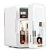 AstroAI Mini frigo silenzioso con specchio per il trucco,CA 120V CC 12V,caldo/freddo frigorifero portatile per I prodotti di bellezza,cosmetici,medicine e la cura della pelle (6 litri)