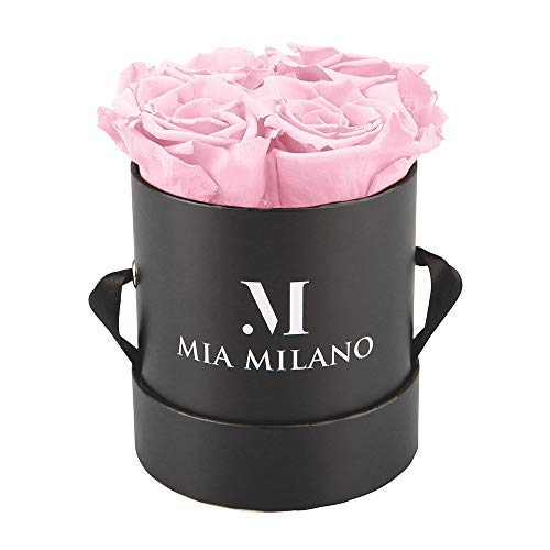 Mia Milano Infitnity Rosen I Rosenbox I Flowerbox mit konservierten Blumen I 3 Jahre haltbar