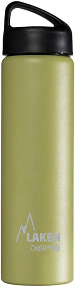 Laken Classic Thermal Bottle 18/8 Stainless Steel and Double Wall Vacuum Bottle, Unisex Adult, Khaki, 750 ml