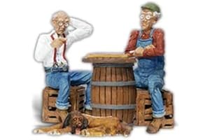 Woodland Scenics G Scale Scenic Accents Figures/People: Checker Players & Dog