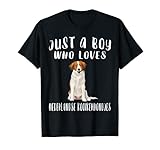 Im Just A Boy Who Loves Nederlandse Kooikerhondje Dutch Dog T-Shirt