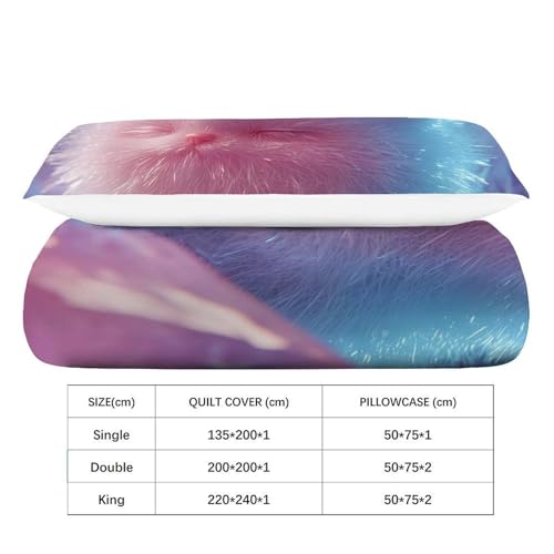 Housse de couette chatons colorés pour des nuits douces et magiques - 4