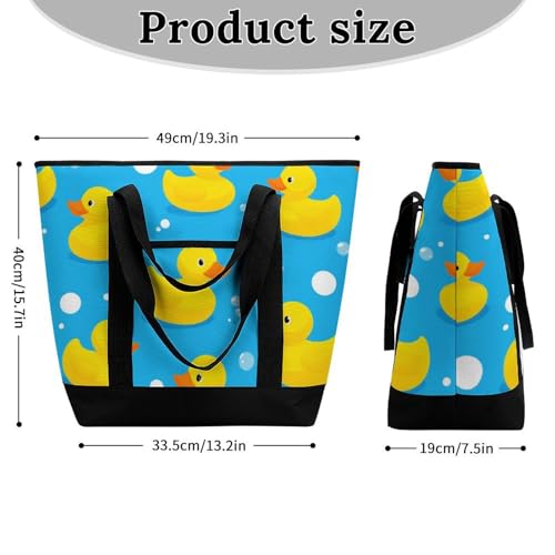 Large Thermal Shopping Tote Bag Travel Friendly Fashion Handbag Commuter Bag2