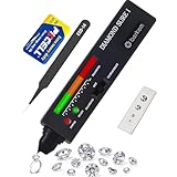 High Accuracy Professional Diamond Tester Pen with 365nm UV Light & Thermal Sensor – Fast 0.5s Detection,Diamond Tester, Professional Jewelers' Gemstone Detector (Diamond Tester Pen)