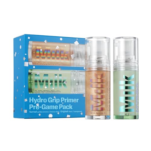 Milk Makeup Hydro Grip Primer Pre-Game Pack - Grips Makeup for 12 Hours - Long-Lasting Hydration - Vegan, Cruelty Free