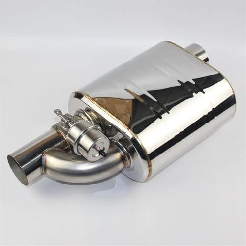 Silencieux d'échappement universel 63mm avec valve télécommandée pour un son variable - 2