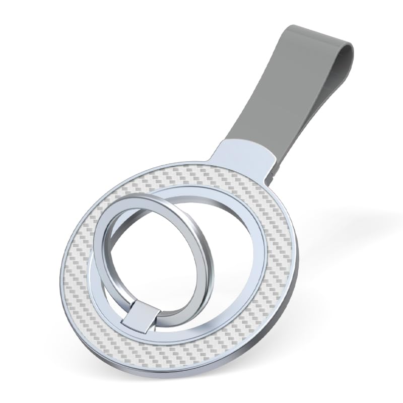 Boucle en silicone avec double prise en main magnétique et support de téléphone