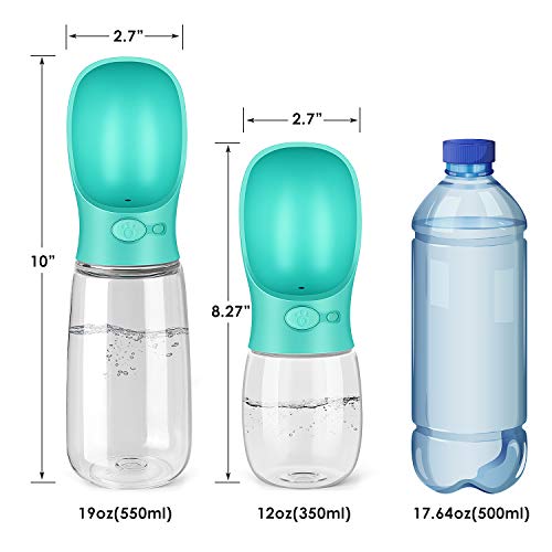 image for Pedy Dog Water Bottle, Pet Travel Water Bottle with ABS Food Grade Sma