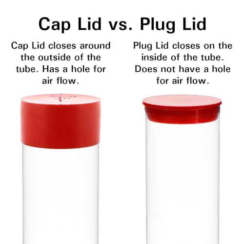 Capsulas para monedas Silver Dollar con tubo rojo miniatura 5