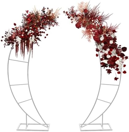 Aperturee Boots On The Ground Western Half Moon Arch Backdrop, Cowboy Hat and Boots Pattern, Country Themed Birthday Party Decor