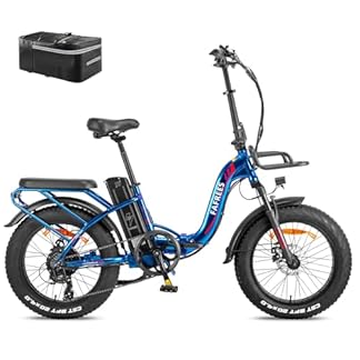 Fafrees Elektrofahrrad für Damen und Herren, 48 V, 22,5 Ah, Elektrofahrrad 100 – 120 km, 4,0 Zoll Fat Bike Ebike, 7 Geschwindigkeiten, Belastung 150 kg, offizielles F20 Max 2024