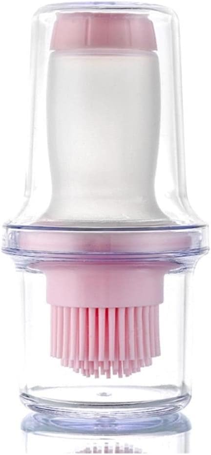 Portable Silicone Oil Brush Bottle Barbecue with Protective Cover Heat Resistant Baking Tools Pastry BBQ Outdoor(black-JoJo's Bizarre Adventure1)