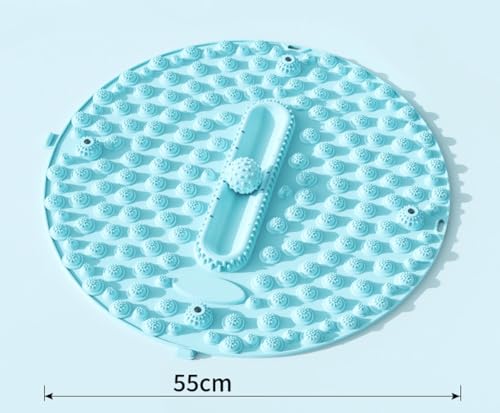 Alfombra Masajeadora para Pies - Alfombra de Masaje con Estimulación de Puntos de Acupresión, Alta Elasticidad, Herramienta Portátil para Alivio de los Pies en Casa, Oficina, Viajes y Yoga, Verde miniatura 5
