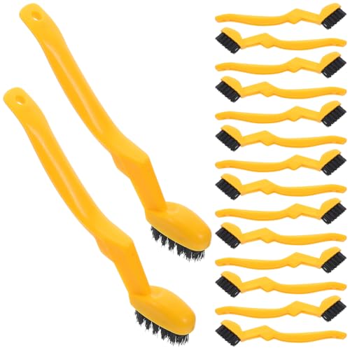 ARTSEWPLY 30pcs Nylon Scrub Brush with Non-Scratch Bristles Ergonomic Grip Crevice Cleaner for Kitchen Grout Grill and Bathroom Groove Cleaning Compact Portable Design for Home and Outdoor