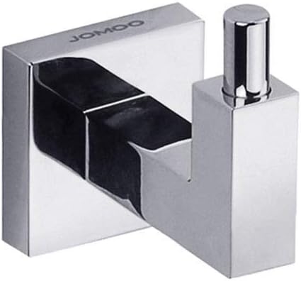 JOMOO Wall-Mounted Robe Hook Towel Robe Clothes Hat Coat Hook for Bath Kitchen Garage Heavy Duty Contemporary Hotel Style, Chrome