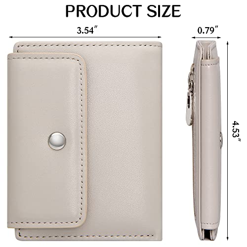 Geead Small Wallet For Women With Zipper Coin Pocket Rfid Blocking Credit Card Holder #TOP3