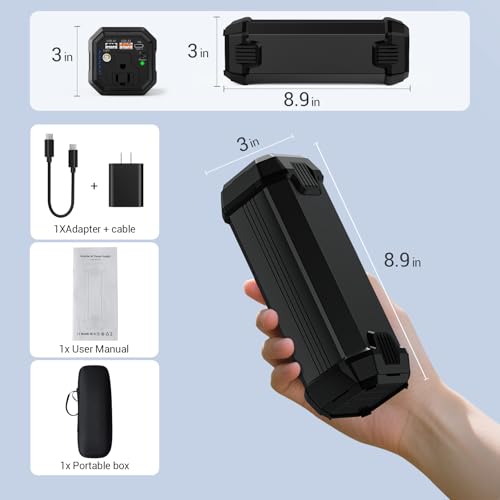 Portable Laptop Power Bank with 120W AC Outlet, 31200mAh Portable Laptop Charger, 65W PD USB C Backup Power Source for Travel and Outdoor Activities - Image 6