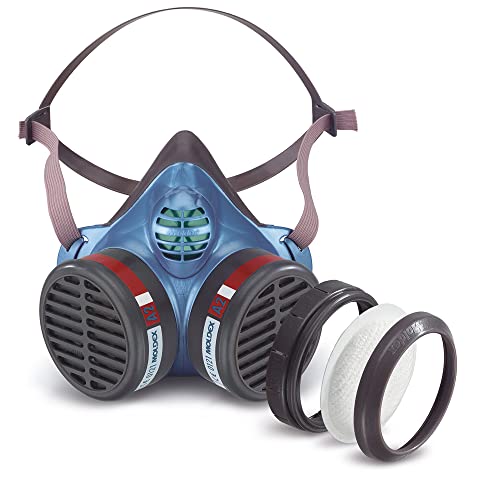 Moldex 558401 5000 Serie desechables media máscara FFA2 P3 RD, tamaño M/L