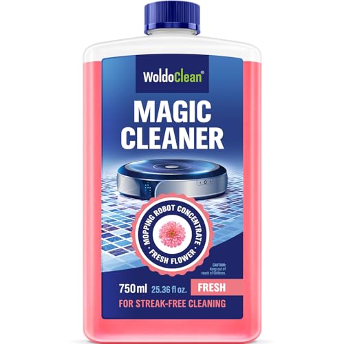 Detergente per pavimenti per robot aspirapolvere con mop 750ml - piastrelle in ceramica, gres e porcellana per 30-50 cicli di pulizia