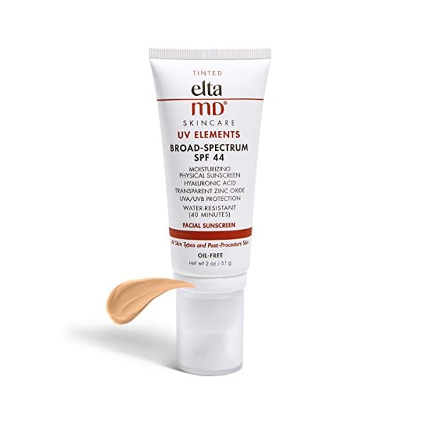 EltaMD UV AOX Elements Tinted Mineral Face Sunscreen, SPF 50, Tinted Sunscreen for Face with Antioxidants, 1.7 oz Pump