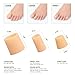 Bukihome Silicone Toe Protectors – 14 Pack Silicone Toe Sleeve for Hammer Toes, Corns, Calluses, Blisters – Soft Gel Protector Toe Cushions for Pain Relief (Beige, Large)
