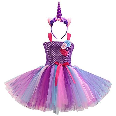 DIXIUZA Girls Kid Baby Rainbow Tutu Dress Cover
